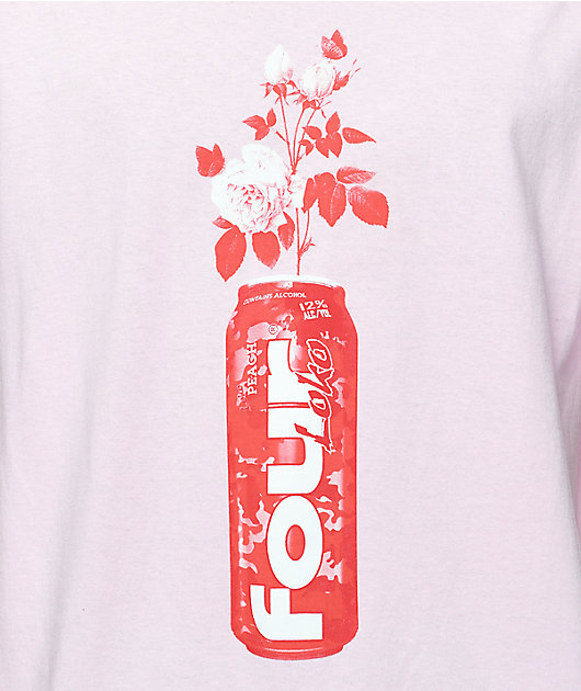 Pizzaslime X Four Loko Rose Pink T-Shirt