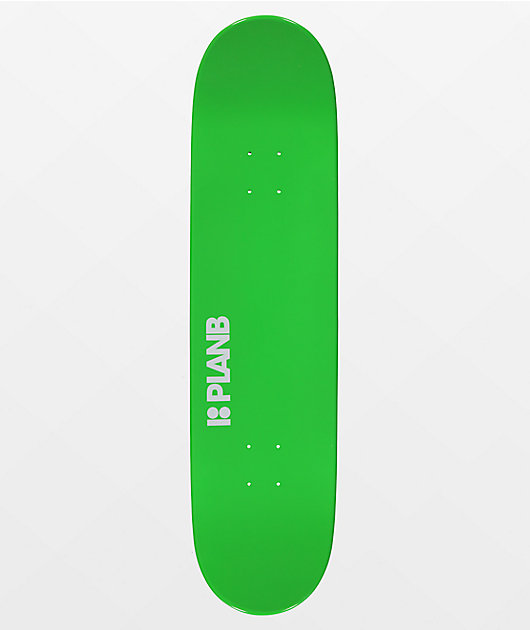 Plan B Full Dipper Green 8.25" Skateboard Deck