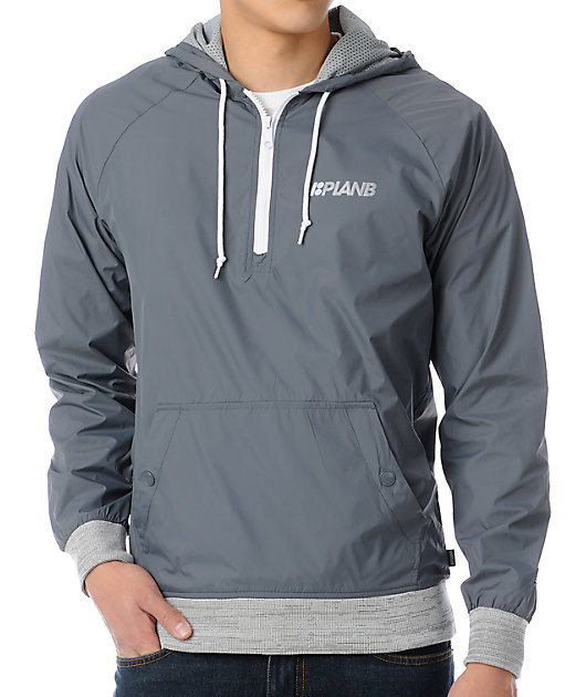pullover windbreaker jacket