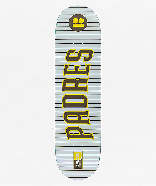 Plan B x San Diego Padres Pinstripe 8.5" Skateboard Deck