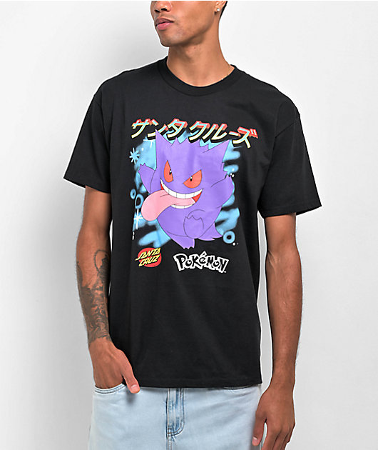 Pokemon Santa Cruz Ghost Type 3 Men s Black T Shirt Zumiez