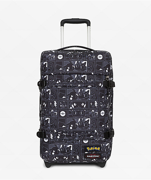 Pokémon x Eastpak Transit'r S All Over Black Carry On Roller