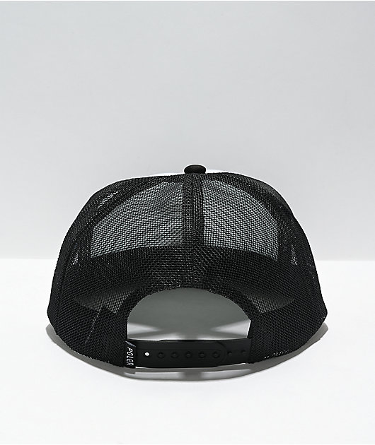 Poler Summit Black & White Trucker Hat