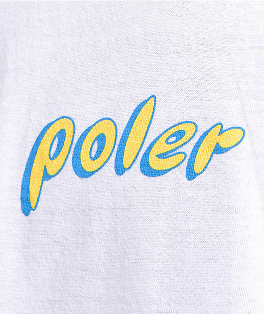 Poler Wavy White T-Shirt