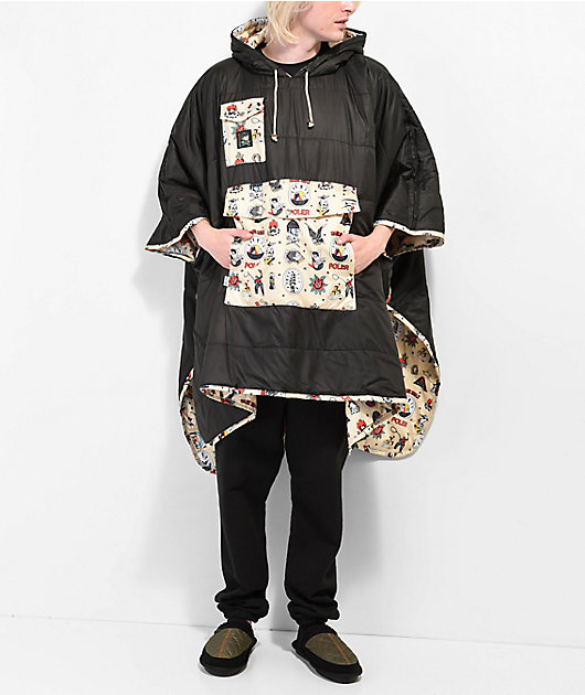 Ameri　REVERSIBLE COLOR PONCHO COAT Ameri REVERSIBLE COLOR PONCHO COAT il_fullxfull