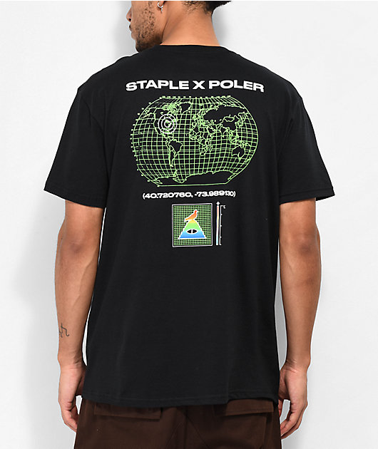 Poler x Staple Globo Pigeon Black T-Shirt