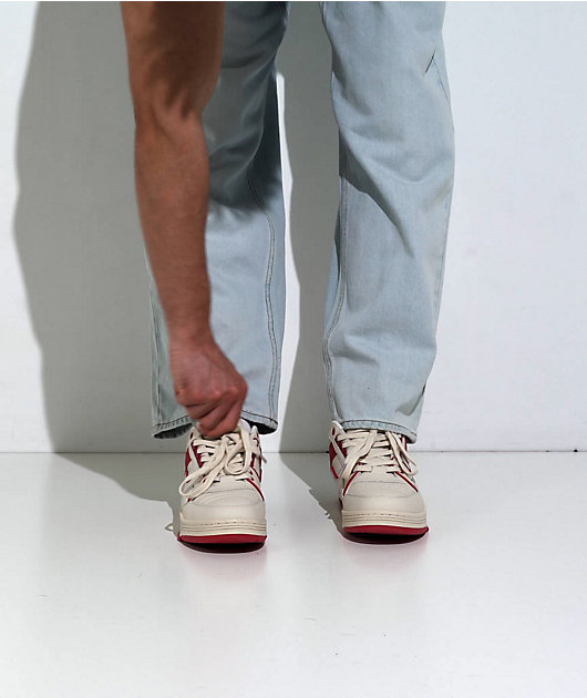 Pony M-100 Low Off White & Red Shoe video