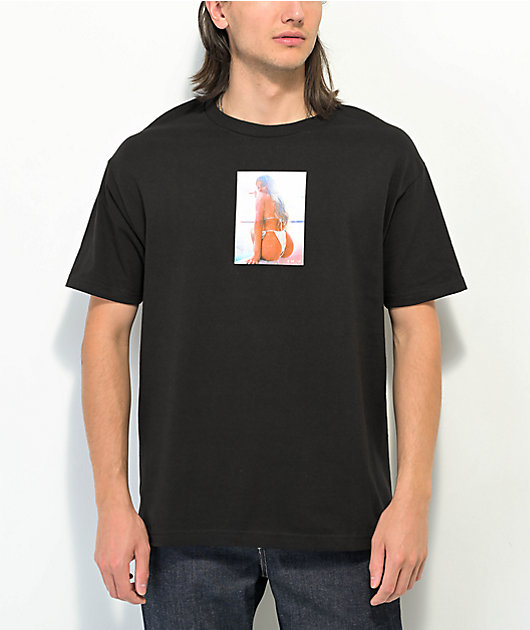 Popular Demand Boat View Black T-Shirt