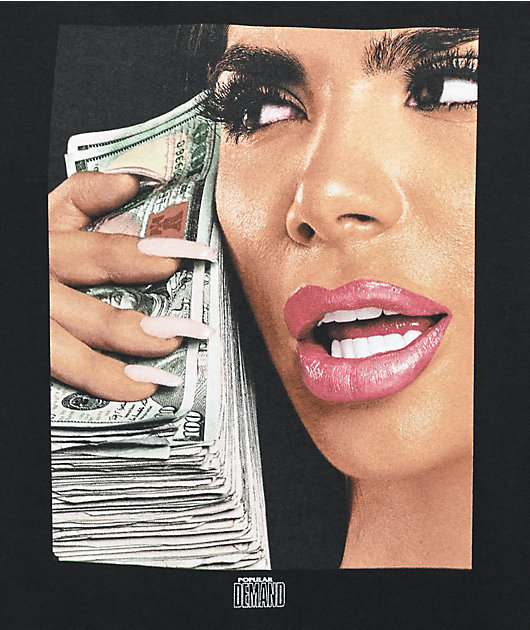 Popular Demand Moneyphone Black T-Shirt