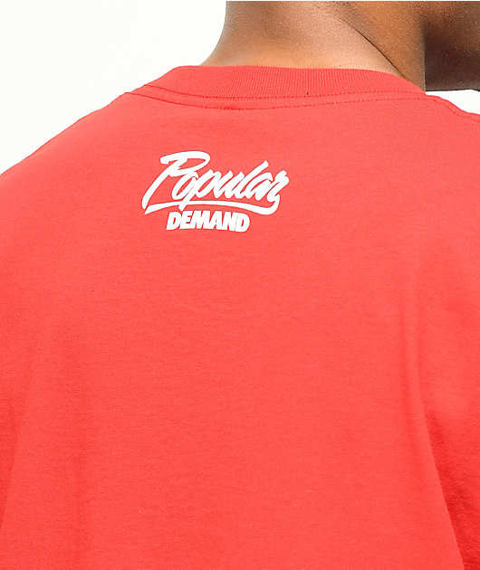 Popular Demand Smoke Red T-Shirt