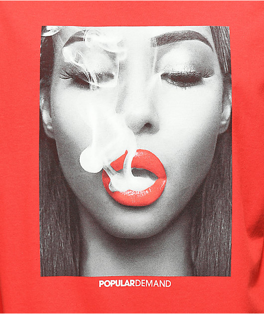 Popular Demand Smoke Red T-Shirt