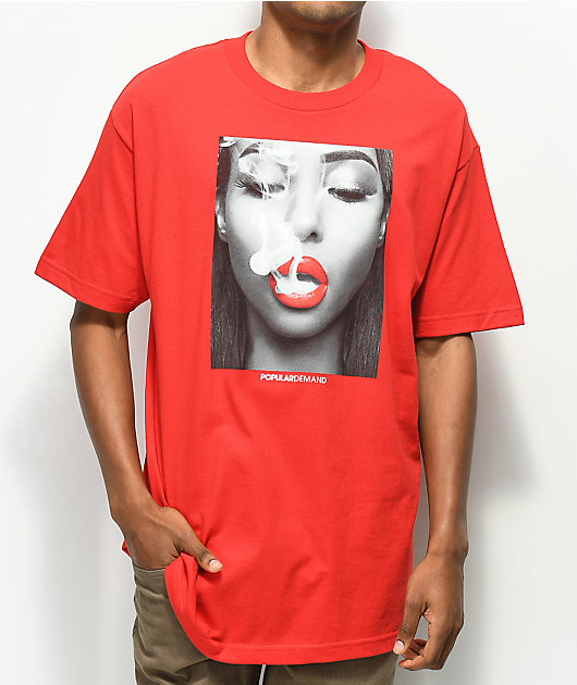 Popular Demand Smoke Red T-Shirt