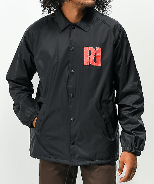 Popular Demand Takeout Black Coaches Jacket