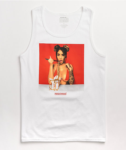 Popular Demand Takeout White Tank Top