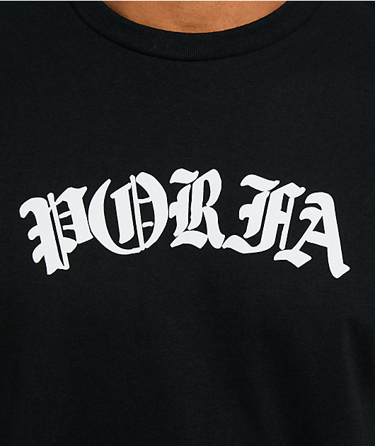 Porfa Corazon Black T-Shirt