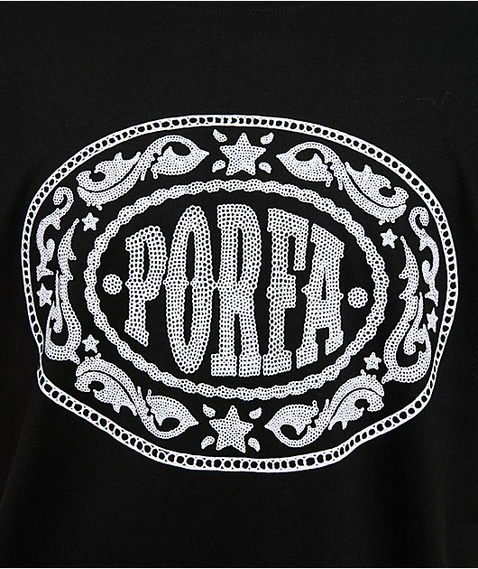 Porfa Logo Black T-Shirt