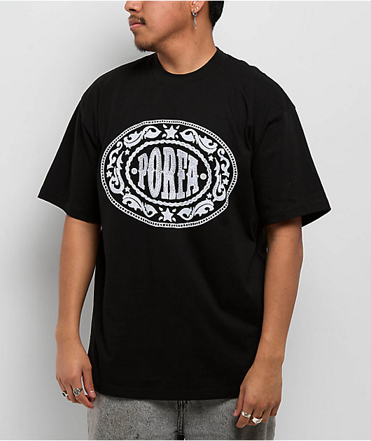 Porfa Logo Black T-Shirt