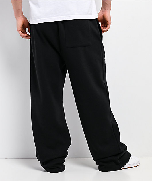 Porfa Stones Black Baggy Sweatpants