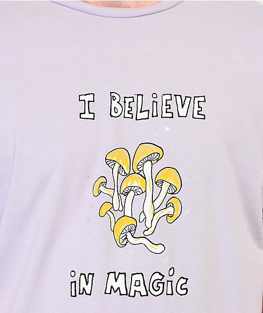 Porous Walker I Believe In Magic Purple T-Shirt