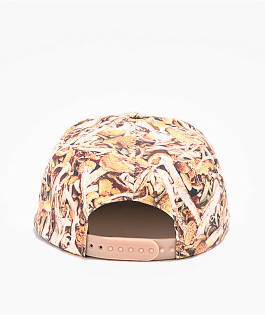 Porous Walker Real Mushrooms Brown Snapback Hat
