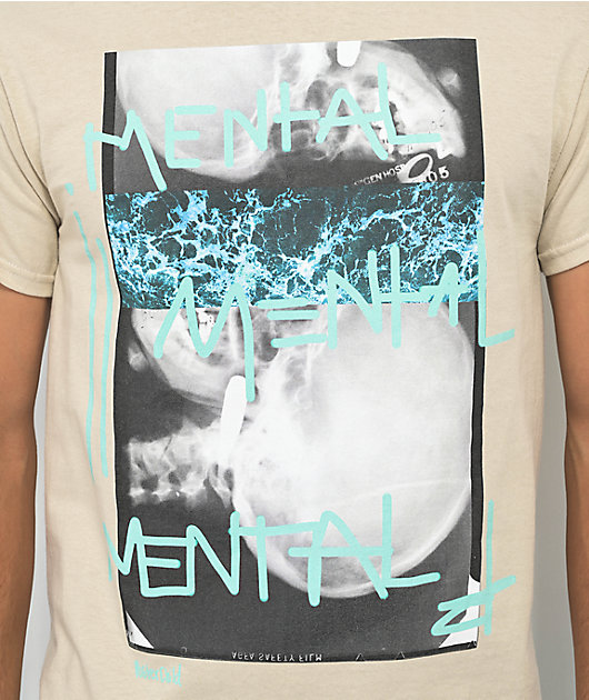 PosterChild Mental Skull Sand T-Shirt