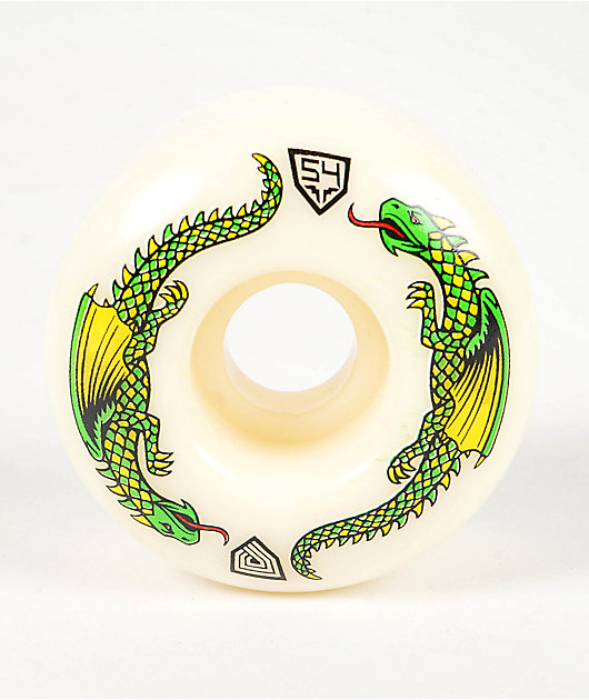 Powell Peralta Dragons V4 54mm 93a White Skateboard Wheels | Zumiez