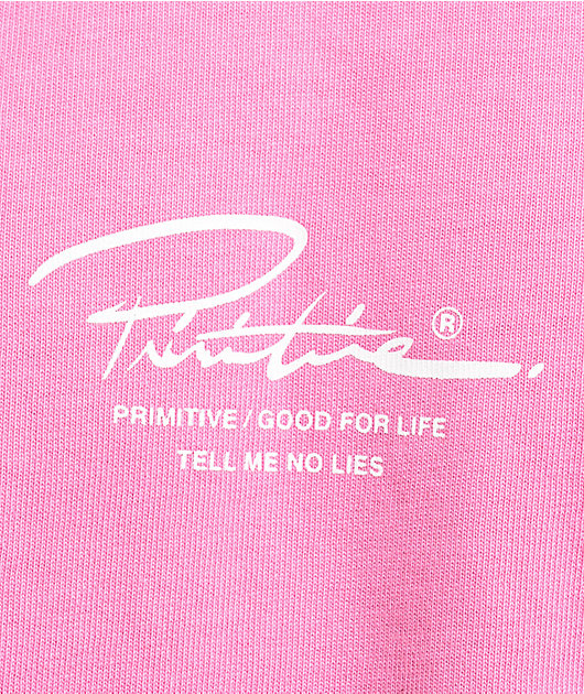 Primitive Angelo Pink Heavyweight T-Shirt