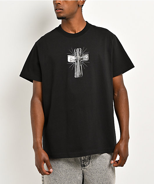 Primitive Arena Rhinestone Black Heavyweight T-Shirt