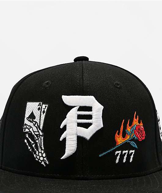 Primitive Blackjack Black Snapback Hat