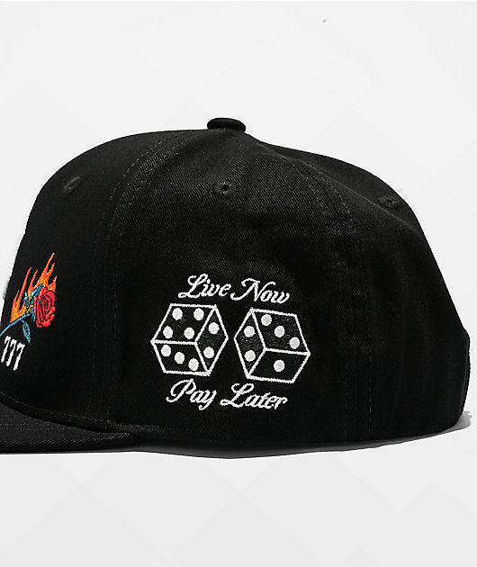 Primitive Blackjack Black Snapback Hat