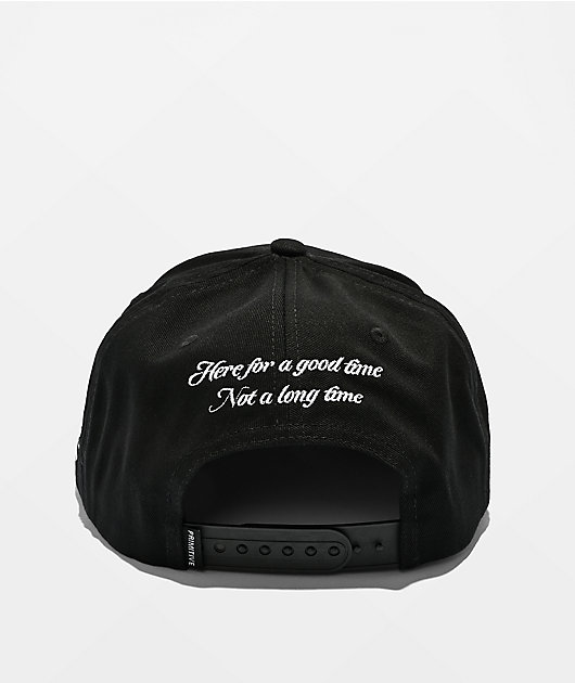 Primitive Blackjack Black Snapback Hat