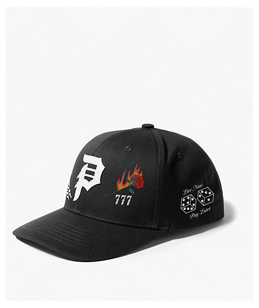 Primitive Blackjack Black Snapback Hat