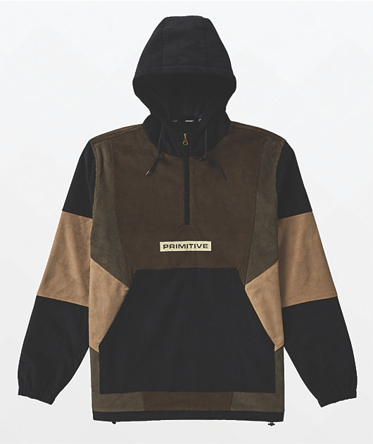 Primitive Block II Brown Corduroy Anorak Jacket | Zumiez
