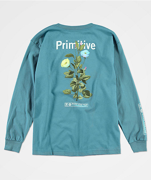 Primitive Boys Tulip Slate Blue Long Sleeve T-Shirt