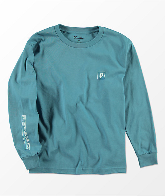 Primitive Boys Tulip Slate Blue Long Sleeve T-Shirt