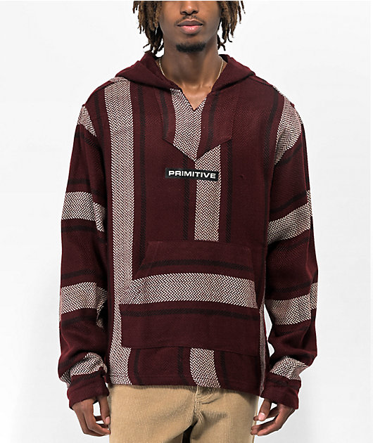 Primitive Burgundy Baja Hoodie Zumiez