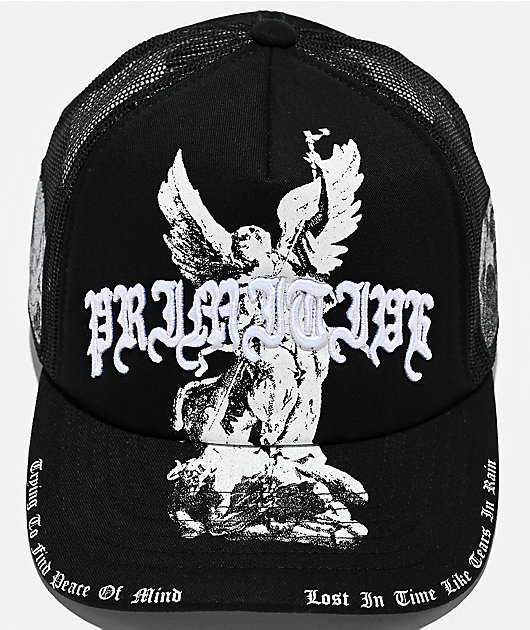 Primitive Century Black Trucker Hat