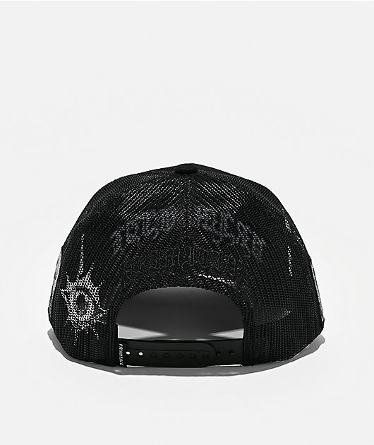 Primitive Century Black Trucker Hat