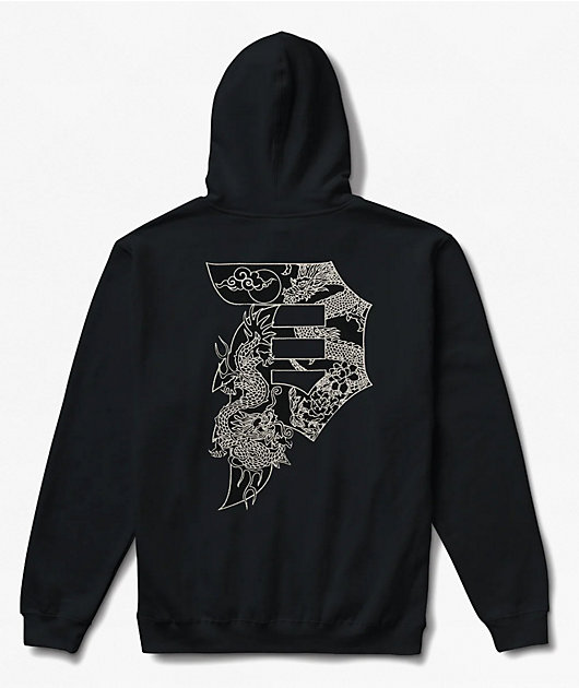 Primitive Ceramic Black Heavyweight Hoodie