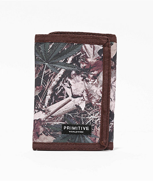 Primitive Chiba Brown Trifold Wallet