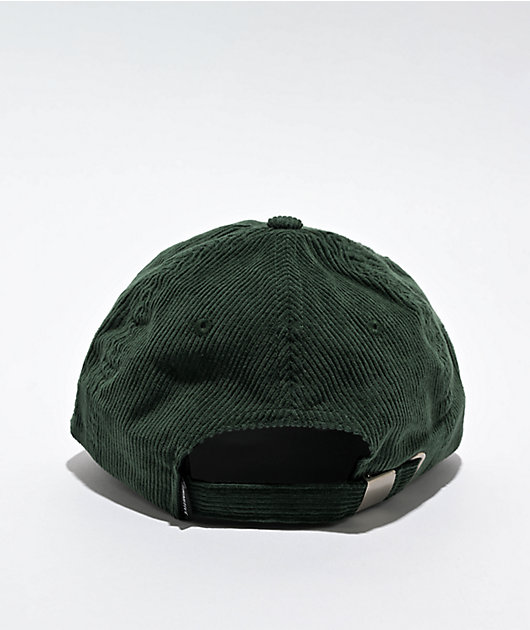 Primitive Collector Green Corduroy Strapback Hat
