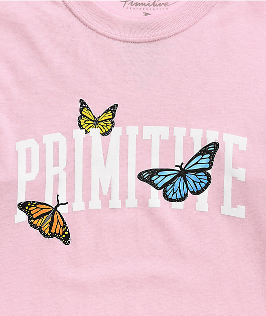 Primitive Collegiate Butterfly Long Sleeve T-Shirt