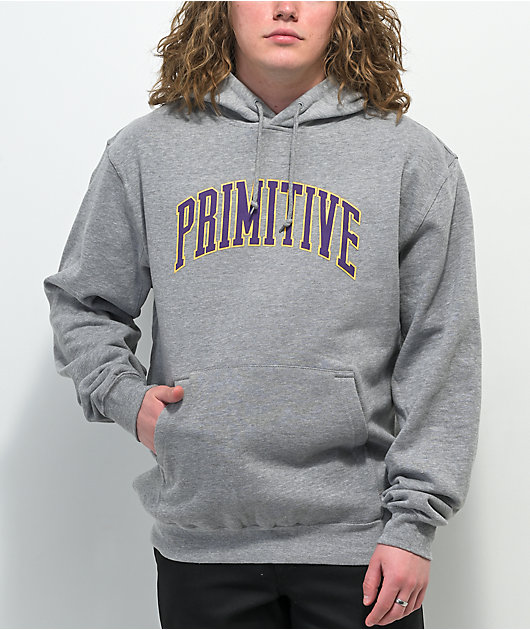 Primitive Collegiate Grey Hoodie Zumiez