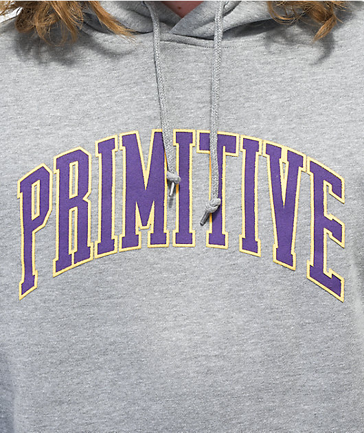 Primitive Collegiate Grey Hoodie