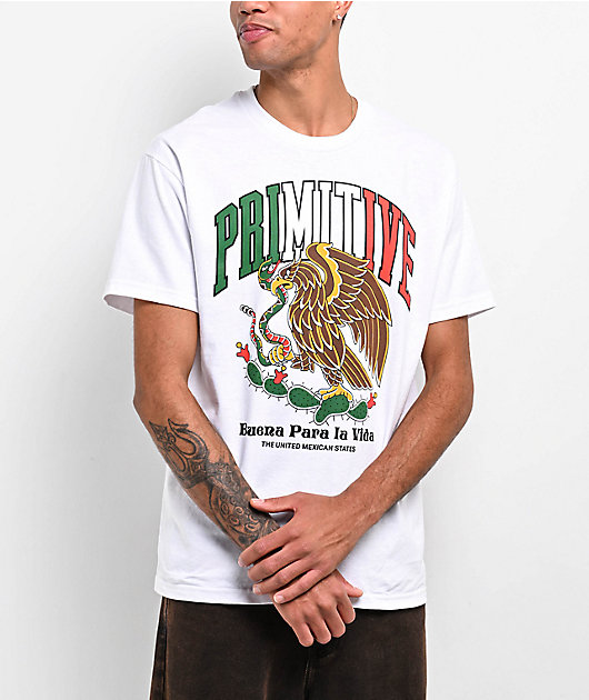MEXICO T-SHIRT・WHITE Men's adidas White Mexico National Team DNA Graphic T-Shirt