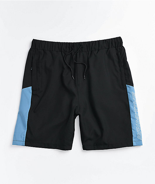 Primitive Concord Black & Blue Walk Shorts