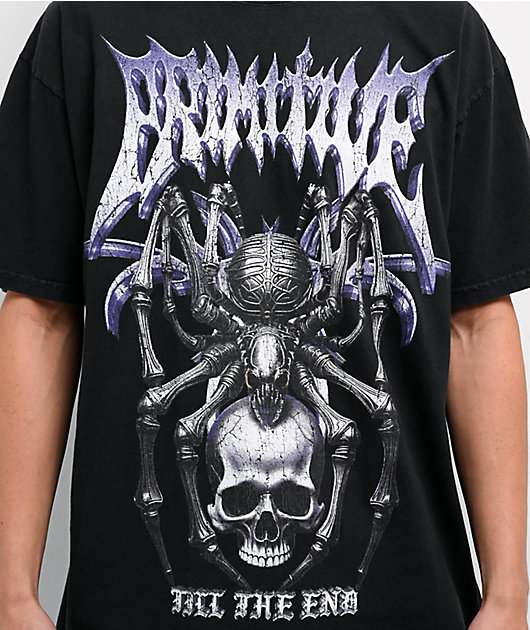 Primitive Creeper Heavyweight Black T-Shirt | Zumiez