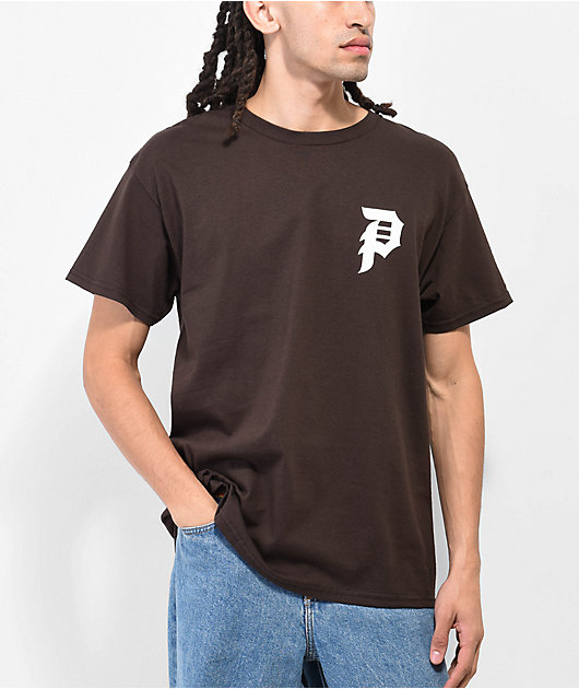 Primitive Dirty P Brown T-Shirt