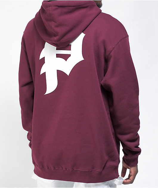 Primitive burgundy hoodie hotsell