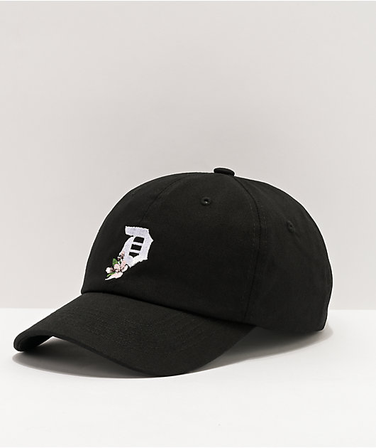 Cherry Blossom Dad Hat, Black